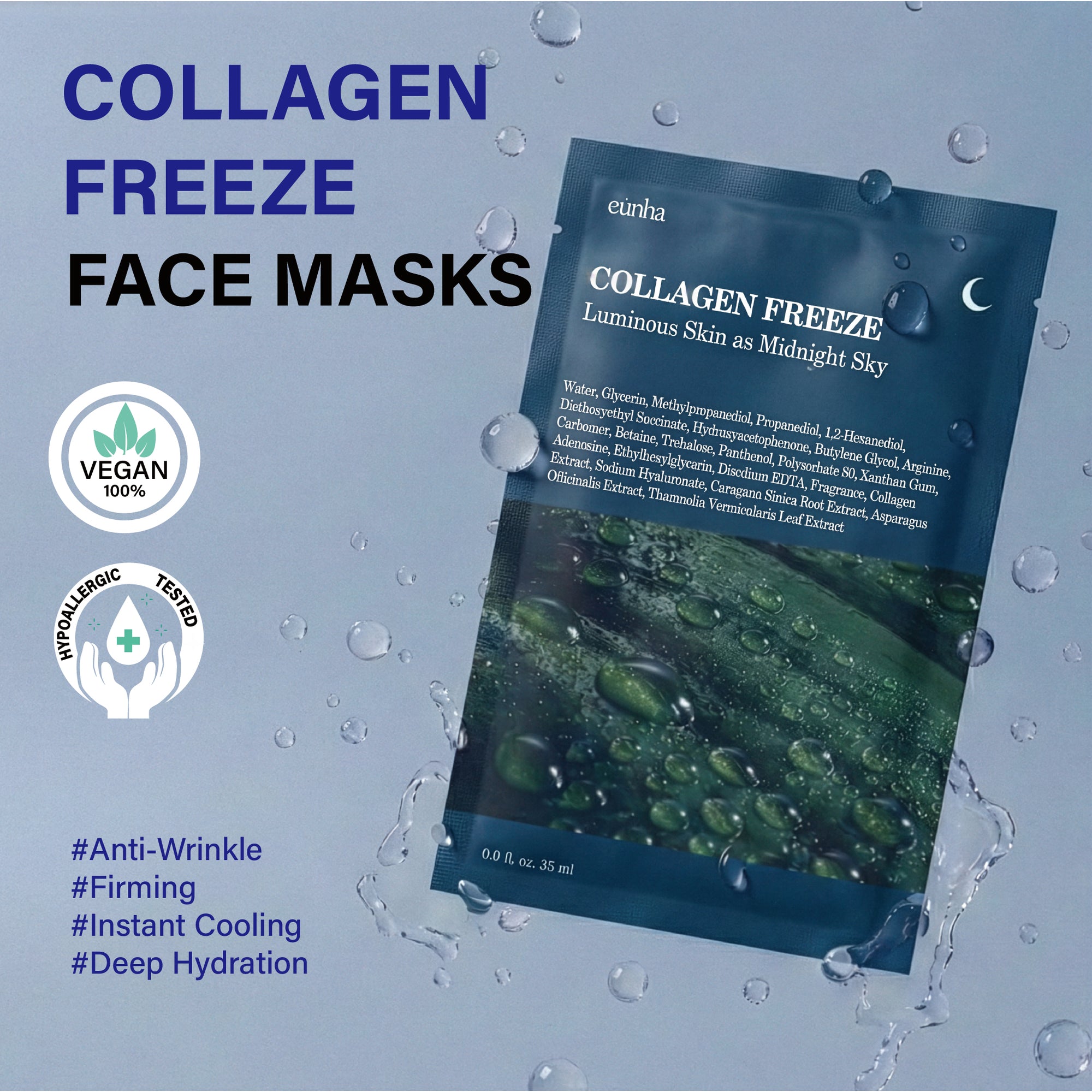 COLLAGEN FREEZE Mask Set texture